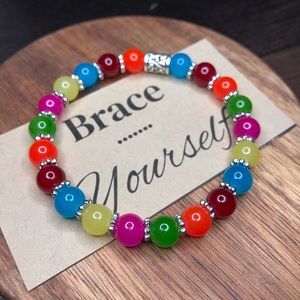 EDC Kandi Glass Bead Bracelet